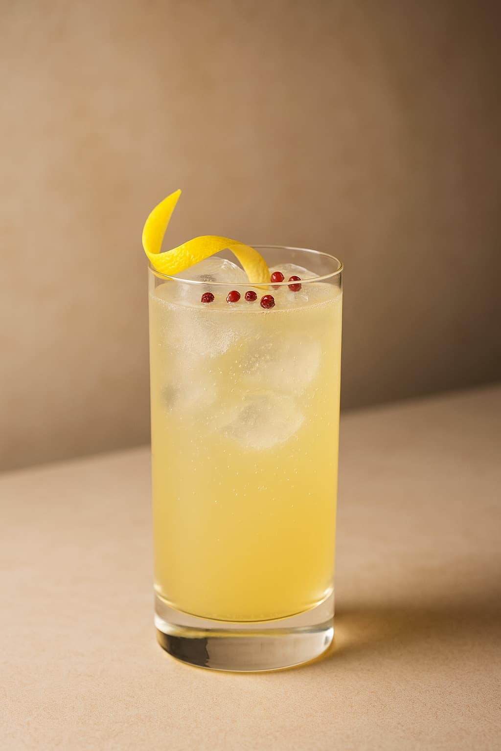 Hilton APAC cocktail, presented in the luxury hospitality service style.